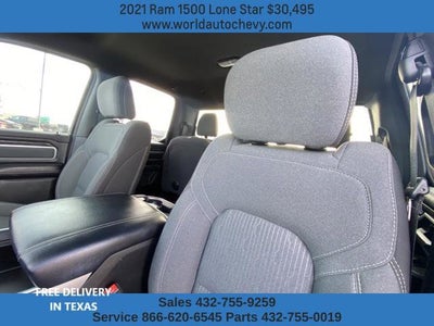 2021 RAM 1500 Lone Star Quad Cab 4x2 6'4" Box